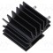 Radiator extrudat TO220 negru 25mm x 19,4mm x 28mm 9K/W FISCHER ELEKTRONIK