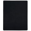 Cearsaf de pat cu elastic, negru, 100x200 cm, bumbac