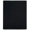 Cearsaf de pat cu elastic, negru, 100x200 cm, bumbac