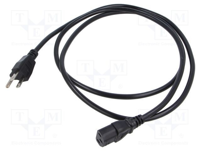 Cablu IEC C13 mamă NEMA 5-15 mufă PVC 1,8m LIAN DUNG