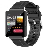 Smartwatch iSEN KS01, Negru, IPS HD TFT 1.83 , ECG, Glucoza din sange, Oxigen din sange, Monitorizare somn, HRV, Termometru, Redare muzica, NFC, 220 m