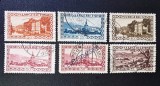 Regiunea Saar Teritoriul Saargebiet 1922-1925 Peisaje și Timbru de Serviciu Dienstmarke Lot 6 Timbre Ștampilate - OREF1