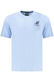 U.S. Grand POLO Tricou barbati simplu din bumbac cu logo, albastru deschis, 3XL
