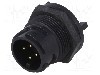 Conector circular, tata, 4 pini, BULGIN - PXP4013/04P/PC