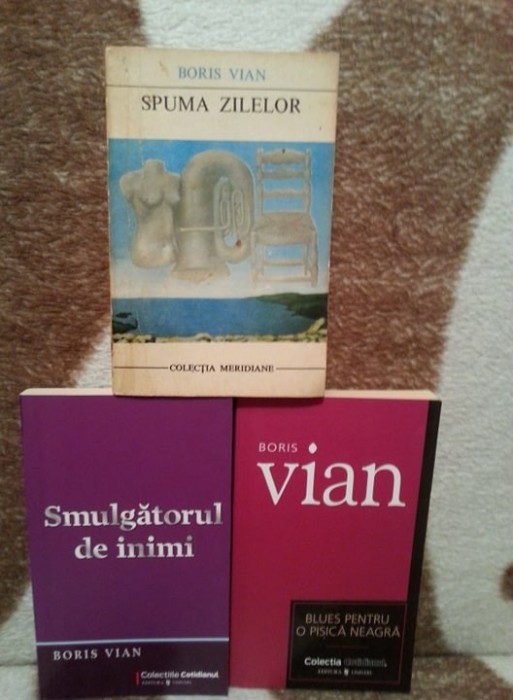 SPUMA ZILELOR/SMULGATORUL DE INIMI/BLUES PENTRU O PISICA NEAGRA-BORIS VIAN