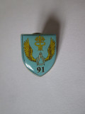 Insigna Regimentul 91 aviatie militară