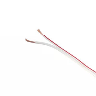 Cablu pentru boxe, alb, 2 x 0.75 mm, 100 m / rola foto