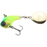 Spinnertail Jackall Deracoup Spinner, Dera Chartreuse, 14.7g