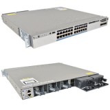Switch second hand Cisco WS-C3850-24XUW-S 24-Port 10G UPOE 1U cu modul C3850-NM-2-10G si 5 licente apcount