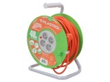 Prelungitor alimentare 3x1,5mm2 40m 4 prize 16A PLASTROL