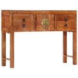 Cumpara ieftin Masă consolă, 120x32x80 cm, lemn masiv de acacia brut