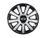 Cumpara ieftin Set 4 capace roti Flash Gri-Negru R16 pentru gama auto Mini Cooper, Autohelix MSA