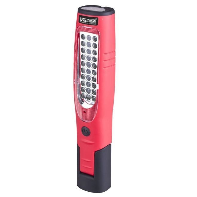 Powerhand Lampă de lucru micro-USB Li-ion, roșu, SIN-100.1026-R