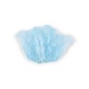 Set 20 pene decorative curca, lungime 10 - 15 cm, Bleu, Crisalida