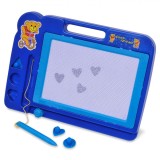 Cumpara ieftin Tabla Magnetica Copii Albastra, South Perfect Decor 30x20 cm + Pix si Forme, Socotitoare, Jucarie Educativa