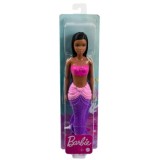 Barbie papusa sirena bruneta, Mattel