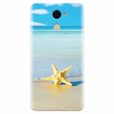 Husa silicon pentru Huawei Enjoy 7 Plus, Starfish Beach foto