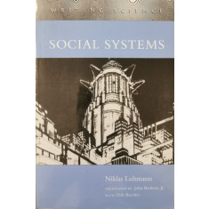 Social Systems - Niklas Luhmann