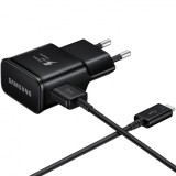 Incarcator Retea cu Cablu USB-C Samsung EP-TA200B + DG970BBE, 15W, 2A, 1 x USB-A, Negru GP-PTU023DYBBQ