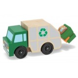 Masina de gunoi din lemn, Melissa & Doug