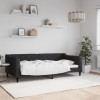 VidaXL Cadru de pat, negru, 90x190 cm, material textil