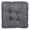 Pernă Podea, Model Antracit, Dimensiune 40x40cm, Grosime 9cm, Două Fețe, M&acirc;ner, Compoziție Bumbac-Poliester, Oem