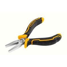 Cleste cu nas plat Mini, 115 mm, placat cu nichel, manere 2