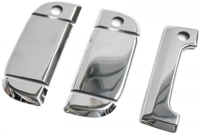 Manere de usi cromate din inox pentru VW T4 din 1991-2003 foto