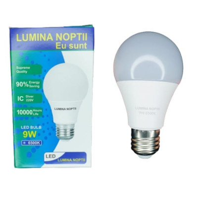 Led Bulb 9W - pana la 10.000 ore de luminat foto