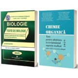 Pachet de teste Chimie organica si Biologie pentru admiterea in invatamantul superior medical 2025