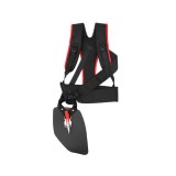 Cumpara ieftin Curea de umar pentru trimmer HECHT 000104, tip ham, culoare negru/rosu