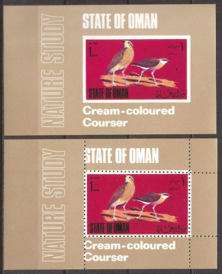 OMAN FAUNA PASARI ( 2 colite dt. + ndt.) MNH foto