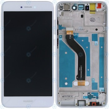 Huawei P8 Lite 2017 (PRA-L21) Capac frontal modul display + LCD + digitizer alb foto