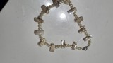 Colier vintage din perle si sidef