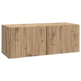 vidaXL Oglindă TV montată pe perete Stejar Artizanal 78,5 x 31 x 30 cm 898554