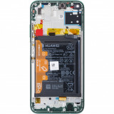 Display Service Pack + Acumulator Huawei P40 Lite Emeral Green Garantie