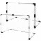 Set porți mini de fotbal pentru copii din plasă, 2 buc., 91,5x48x61 cm