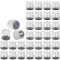 Set 32 protectii pentru picioare mobilier, 40 x 36 x 30 mm, silicon, pasla