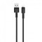 CABLU DE DATE XO - NB-Q166, USB - LIGHTNING (APPLE), 5A, 1M, NEGRU BLISTER