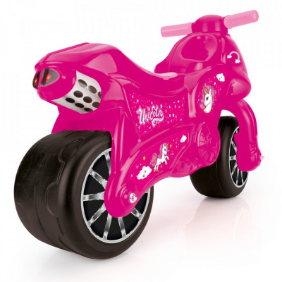 Motocicleta fară pedale/roz-Unicorn/50x71x27, 1-3 ani, Fete foto