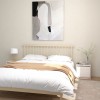 VidaXL Noptiere, 2 buc., alb, 40x30,5x40 cm, lemn masiv de pin