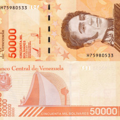 VENEZUELA 50.000 bolivares 2019 UNC!!!