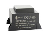 Transformator &icirc;ncapsulat 25VA 400VAC 24V PCB IP00