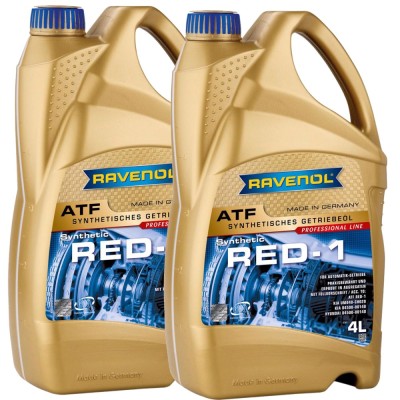 Pachet 8 litri ulei Ravenol ATF RED-1 pentru transmisie automata foto