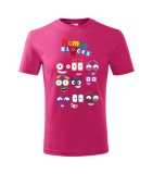 Tricou Personalizat Roz Number Blocks pentru Copii
