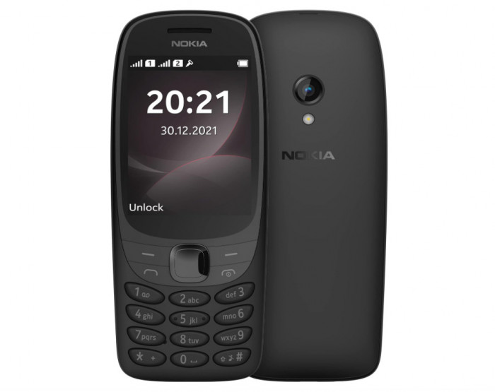 Telefon mobil Nokia 6310, 2021, Dual-SIM 8MB ROM + 16MB RAM, 2G GSM deblocat din fabrica - SECOND