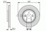 Disc frana HYUNDAI i40 (VF) (2012 - 2016) BOSCH 0 986 479 A21