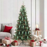VidaXL Decorațiuni pentru Pomul de Crăciun 40 pcs Verde 42018902