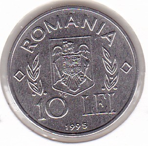 Romania 10 lei 1995 foto