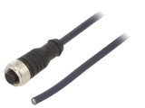Cablu conectare IGUS M12 4 pini 3m IP69K drept mama pentru senzori cod A